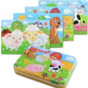 Children's puzzle 64 pieces puzzle for children puzzle four levels of difficulty