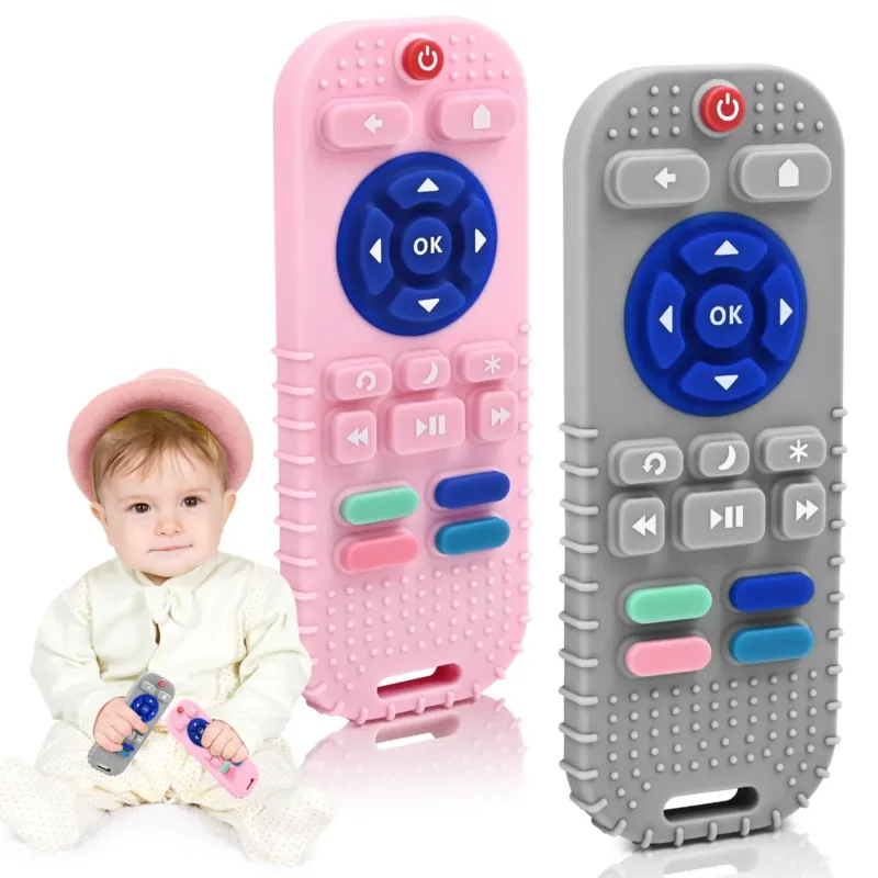 Teething teether toy remote control baby teething aid