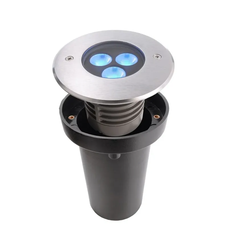 Deko-Light Bodeneinbauleuchte III RGB 7,4W silberfarben