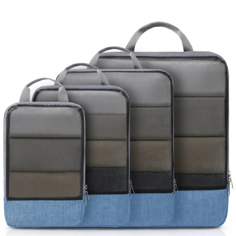 Compressible Packing Cubes for Organising Your Travel Luggage, Compression Packing Cube