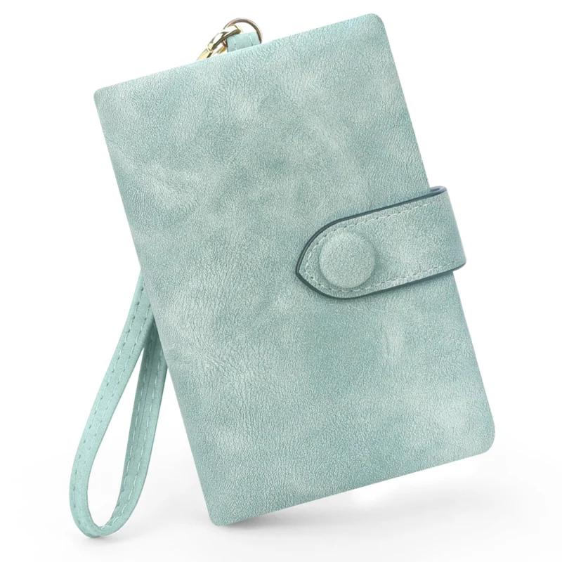 Small Wallet,Leather RFID Wallet with Many Card Slots