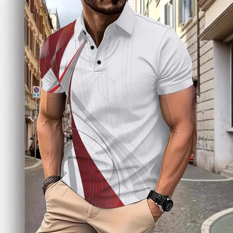 Herren Sportliches Polohemd mit innovativem Design – Cavello