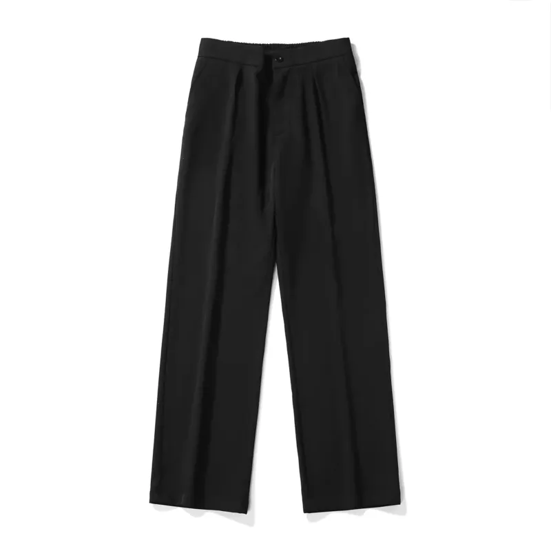 Herren Elegante weite Hose mit elastischem Bund und seitlichen Eingrifftaschen – Sorevano