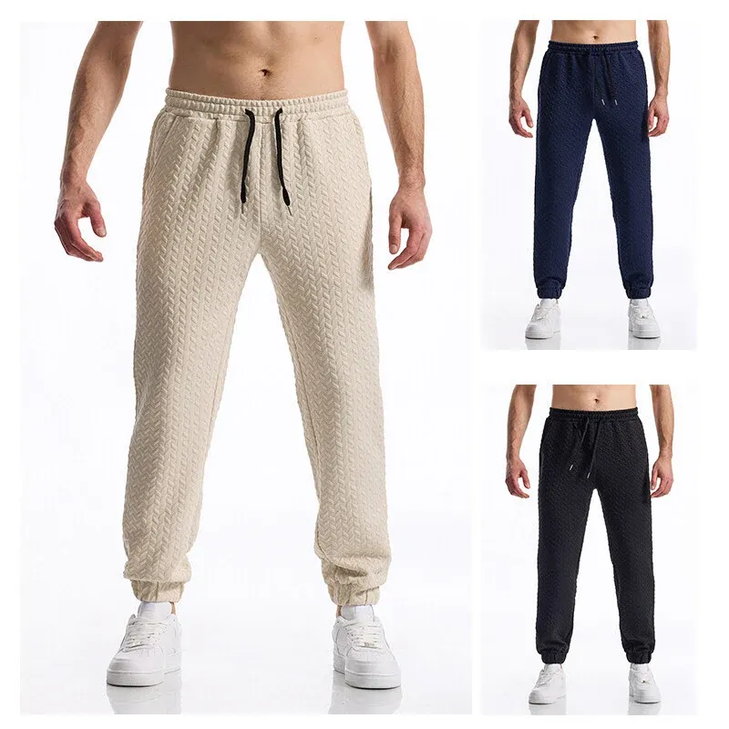 Herren Sportliche Freizeithose mit strukturiertem Design – Sorevano