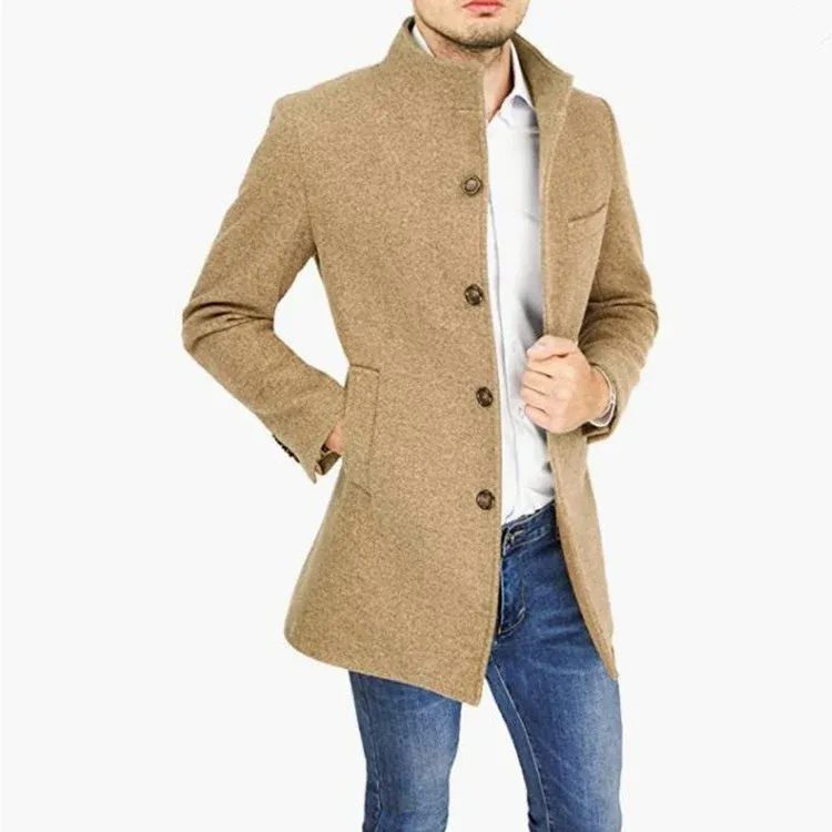 Herren eleganter Melton-Mantel 1760892244 – Montevé