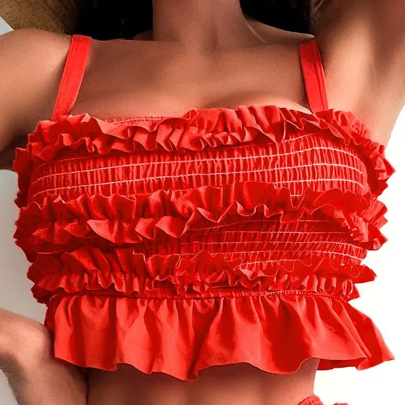 Damen Raffiniertes Bustier-Oberteil – Orélia