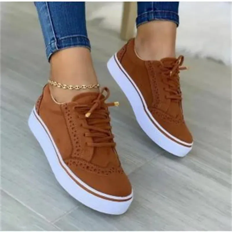 Damen modische Sneaker mit atmungsaktiver Oberflächenstruktur und rutschfester Sohle – Névara