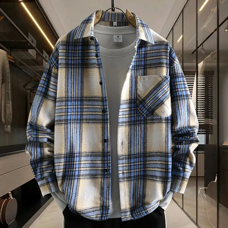 Herren Karierter Shirtjacke – Taviero