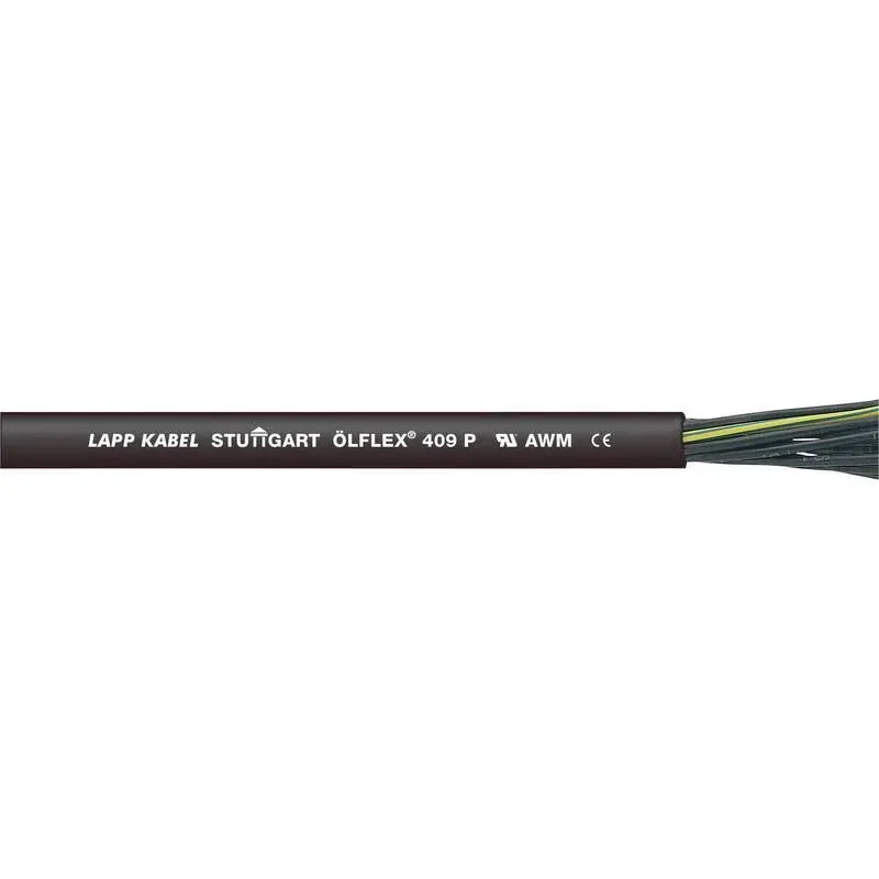 LAPP Steuerleitung Steuerkabel ÖLFLEX 409 P Leitung 12 G 1.5mm² Schwarz 22 Meter - 4044777252824
