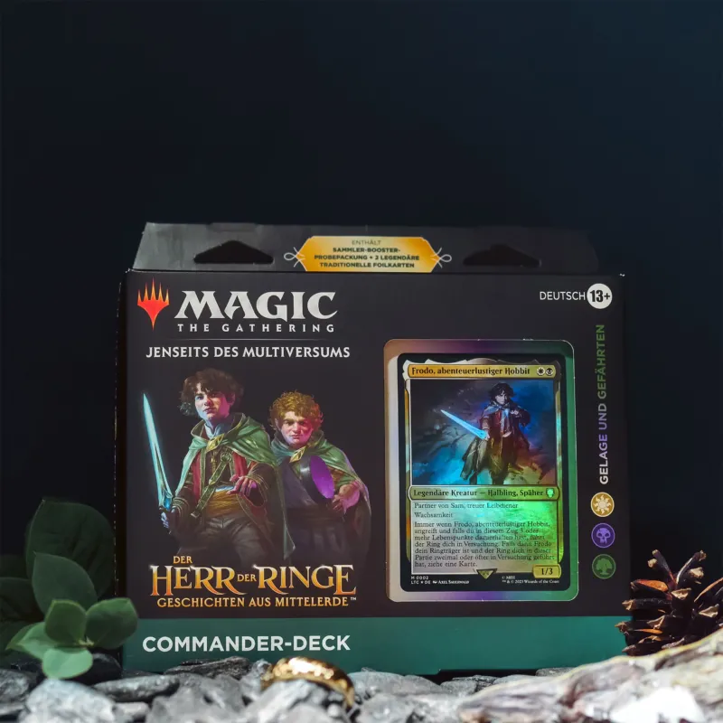 Produktbild Der Herr der Ringe Mittelerde Gelage und Gefährten Commander Deck - Magic The Gathering